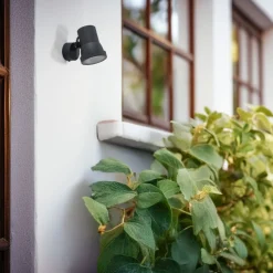 Bega LED-spotlight 84951 K3, av/på, grafitt, støpt aluminium