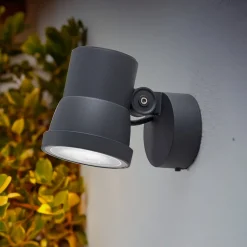 Bega LED-spotlight 84952K3, DALI, grafitt, støpt aluminium