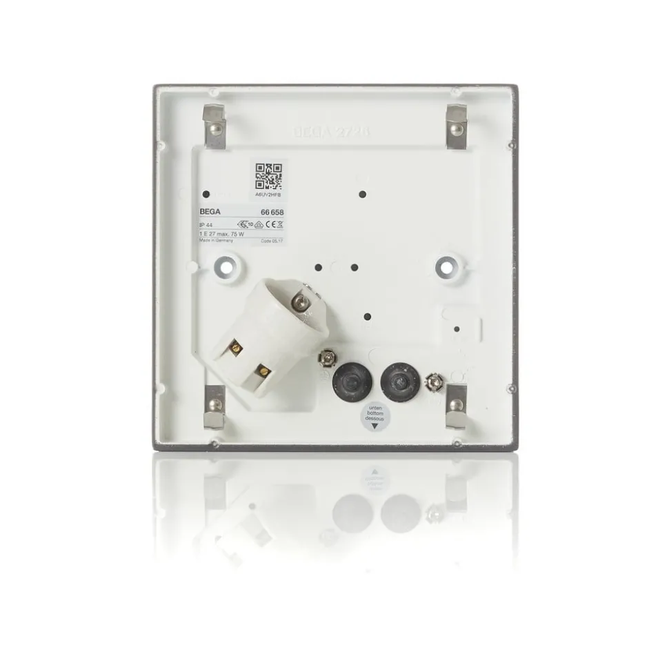 BEGA Lichtbaustein 66658K3 LED-vegglampe, 21x21 cm