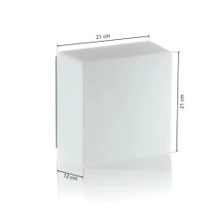 BEGA Lichtbaustein 66658K3 LED-vegglampe, 21x21 cm