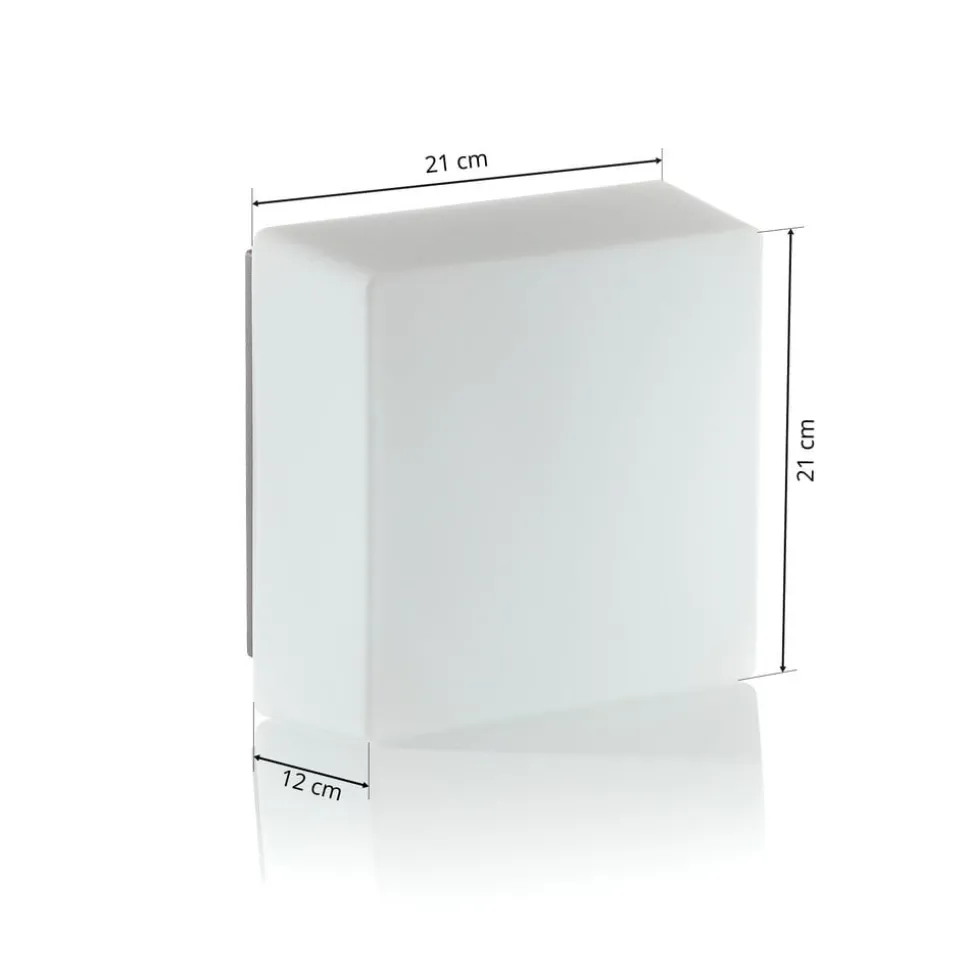 BEGA Lichtbaustein 66658K3 LED-vegglampe, 21x21 cm