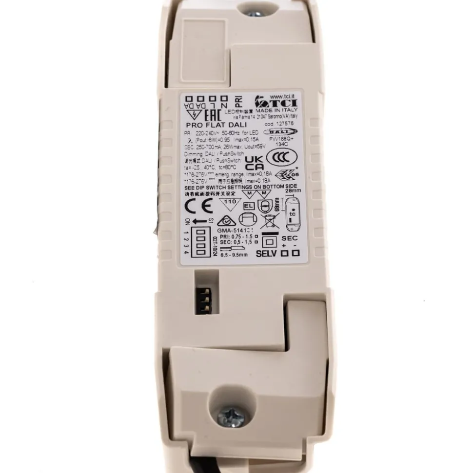 Bega strømforsyningsenhet 13169 DALI for Studio Line innfellingslampe med