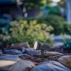 Bega utendørs spot 85009, grafitt, støpt aluminium, støpsel