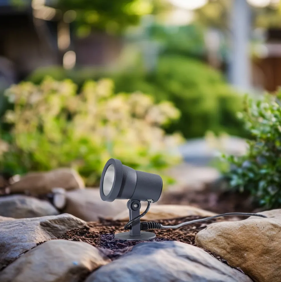 Bega utendørs spot 85009, grafitt, støpt aluminium, støpsel