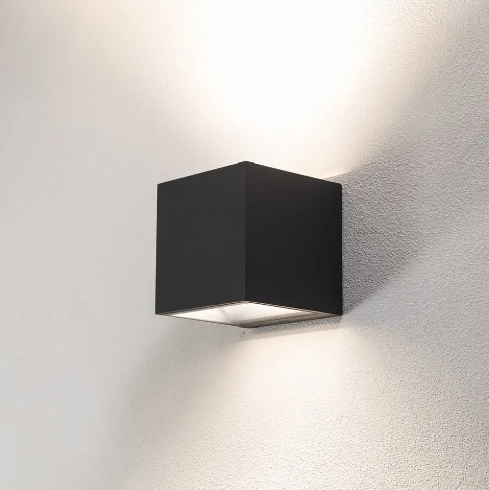 Bega utendørs vegglampe 24135 K3, grafitt, opp/ned, DALI