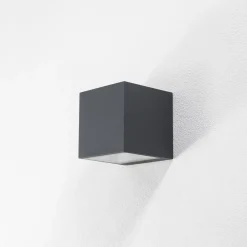 Bega utendørs vegglampe 24135 K3, grafitt, opp/ned, DALI