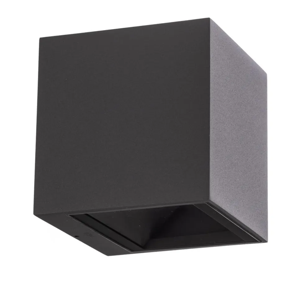 Bega utendørs vegglampe 24135 K3, grafitt, opp/ned, DALI