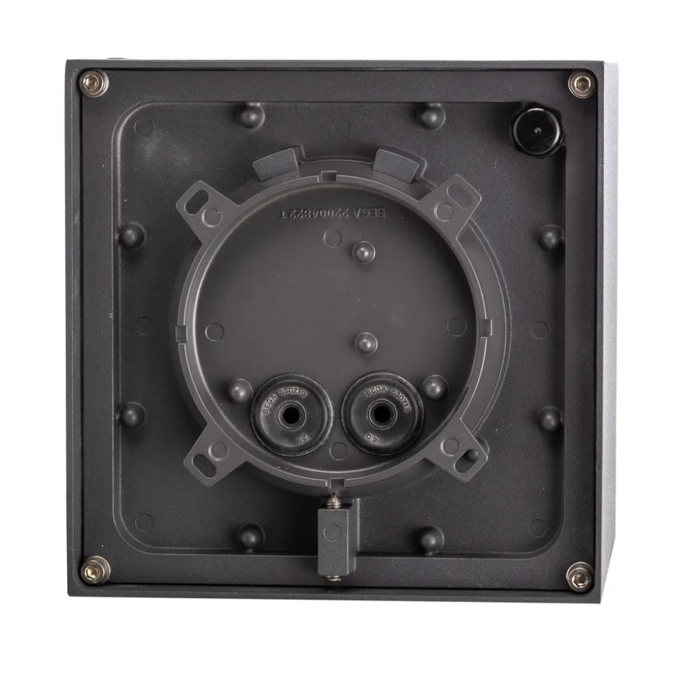 Bega utendørs vegglampe 24135 K3, grafitt, opp/ned, DALI