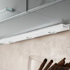 Benkbelysning Kob LED med bryter, hvit