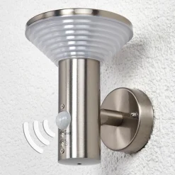 Bevegelsesmelder vegglampe Tiga til utebruk, LED
