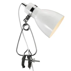 Blank klemmelampe Clone hvit