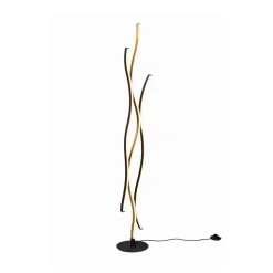 Blaze LED-gulvlampe med dimmer, CCT, messing