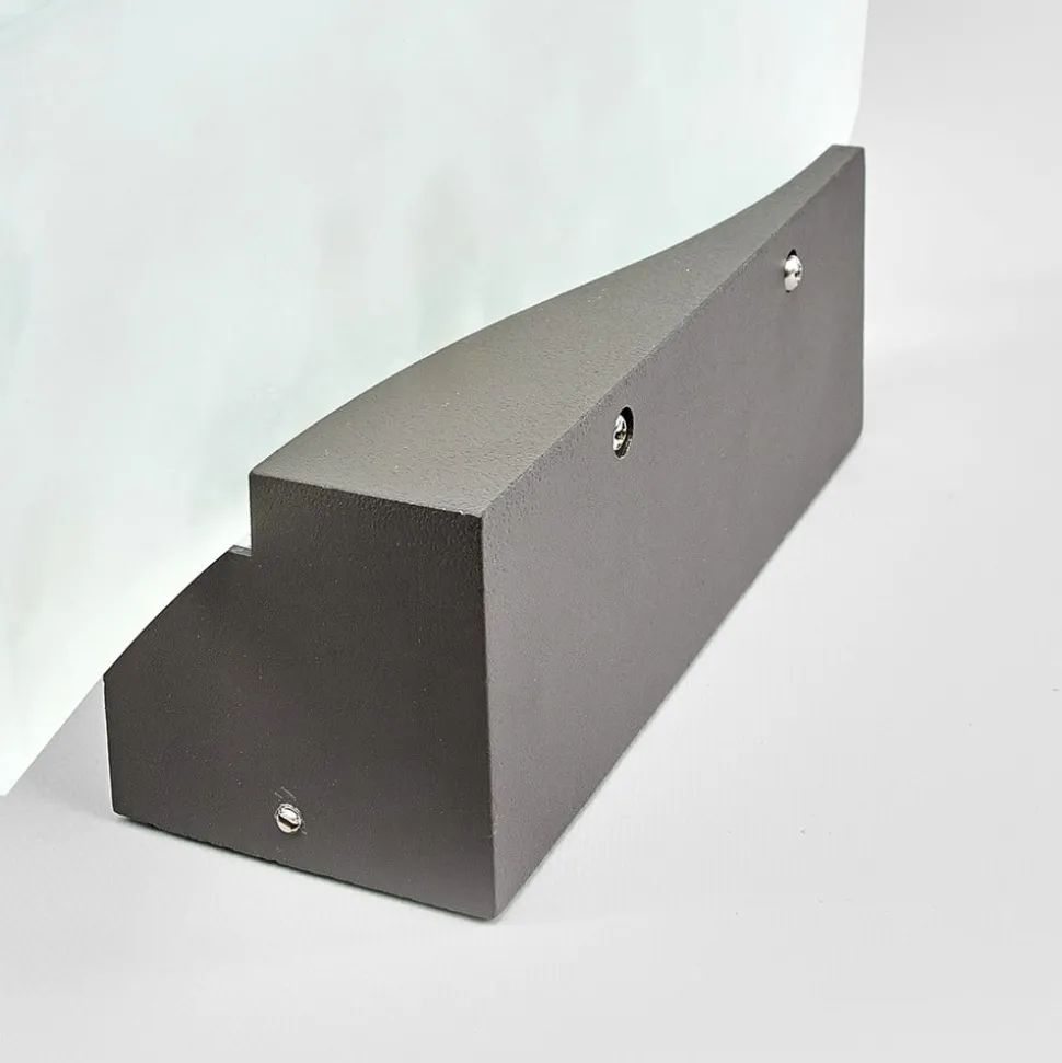 Bølgeformet LED-utevegglampe Jirka