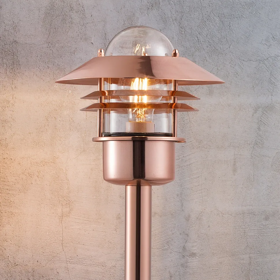 Blokhus gatebelysning i kobber