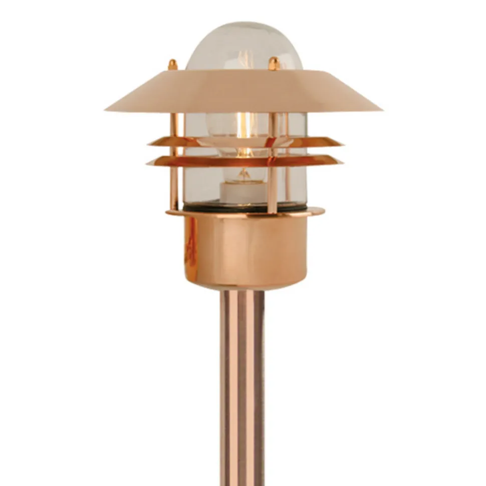 Blokhus gatebelysning i kobber