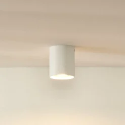 Bodi downlight, rund, hvit, Ø 8 cm, 1 lyskilde, aluminium