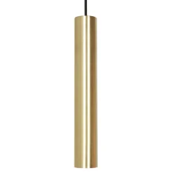 Bollique hengelampe, 5 lyskilder, rund, messing, GU10 + E27