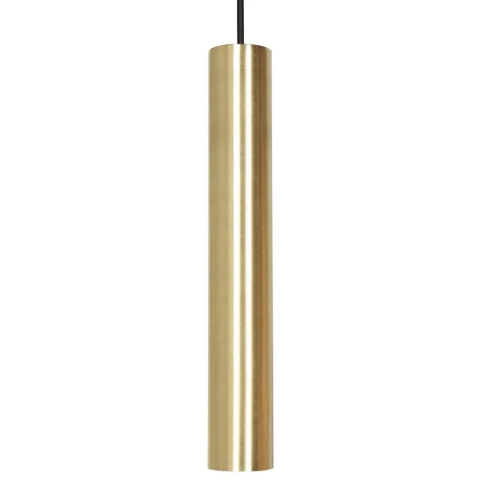 Bollique hengelampe, 5 lyskilder, rund, messing, GU10 + E27