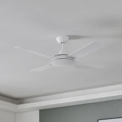 Bondi 1 takvifte, matt hvit, fjernkontroll