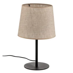 Bordlampe Chicago med skjerm i lin