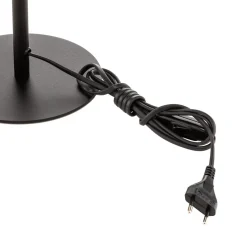 Bordlampe Chicago med skjerm i lin