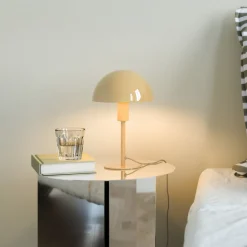Bordlampe Ellen Mini av metall, gul