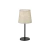 Bordlampe Eve, linskjerm svart/sand