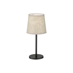 Bordlampe Eve, linskjerm svart/sand
