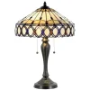 Bordlampe Fiera i Tiffany-stil
