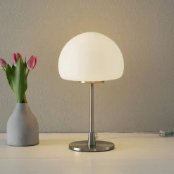 Bordlampe Gaia Big med berøringsfunksjon, hvit