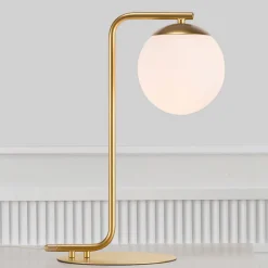 Bordlampe Grant, messing