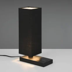 Bordlampe Haley med ladestasjon, svart