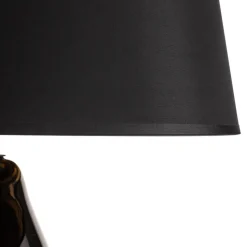 Bordlampe Lacrima, svart/gull