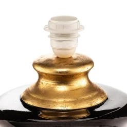 Bordlampe Mozart i speilgrå/gull