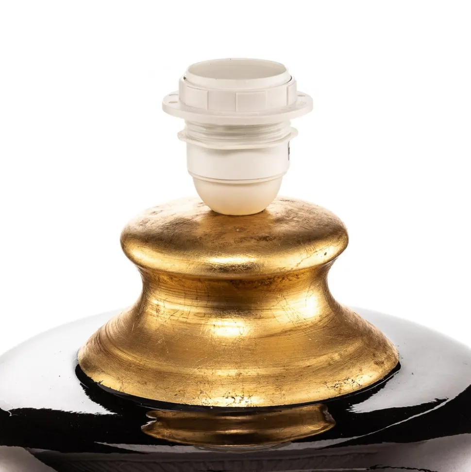 Bordlampe Mozart i speilgrå/gull