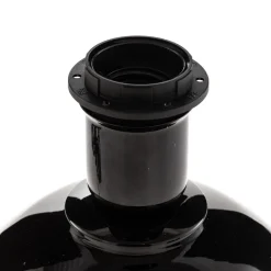 Bordlampe Palla, Ø 20 cm, svart/gull