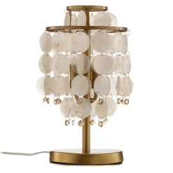 Bordlampe Ruben med perlemorsskiver