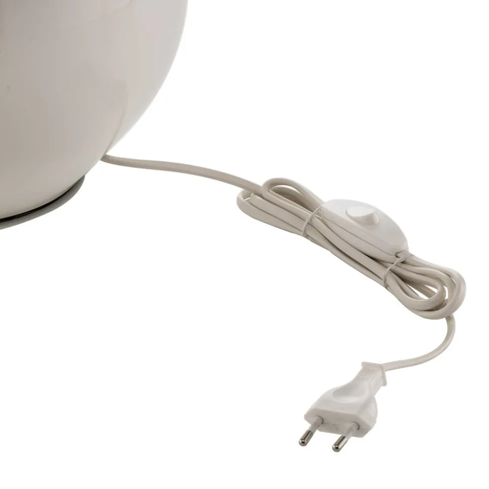 Bordlampe Sfera, høyde 53 cm, hvit/grå