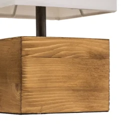 Bordlampe Woody med trefot, 12 x 12 cm