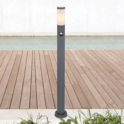 Boston stibelysning, høyde 110 cm, med sensor