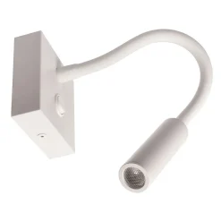 Brahe I LED-vegglampe, leselampe, hvit