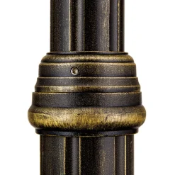 Brun lysstolpe Fabio 1fl 211 cm