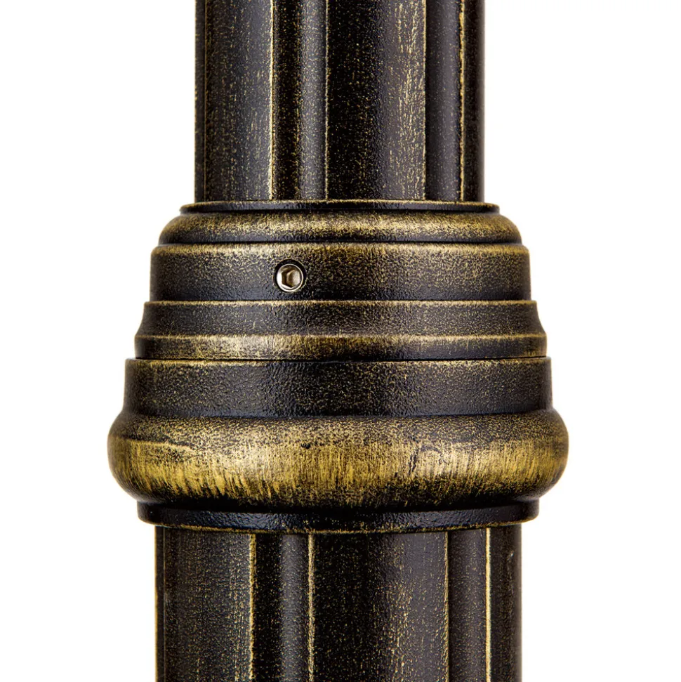 Brun lysstolpe Fabio 1fl 211 cm