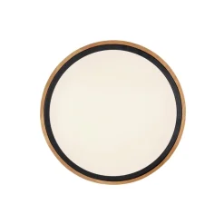 Bruno LED-taklampe med treramme CCT Ø 30 cm