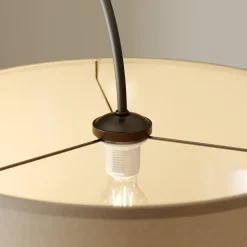 Buelampe Alice med tekstilskjerm, kaffe