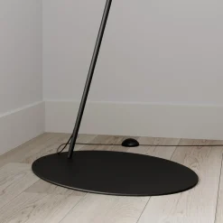 Buelampe Alice med tekstilskjerm grå