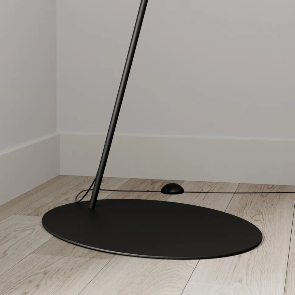 Buelampe Alice med tekstilskjerm grå