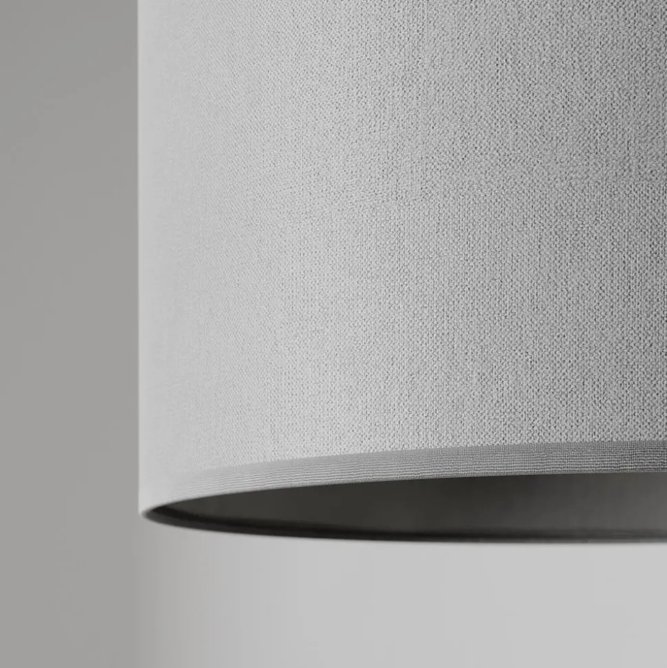 Buelampe Alice med tekstilskjerm grå