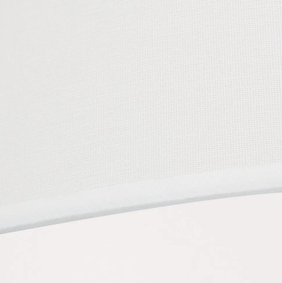 Buelampe Philipp med stoffskjerm krom/svart