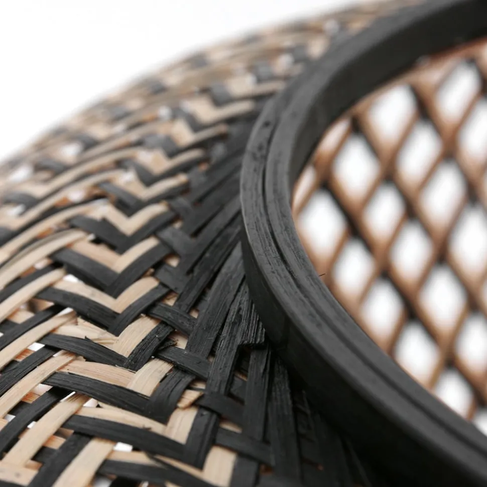 Buet gulvlampe Sparkled Light svart